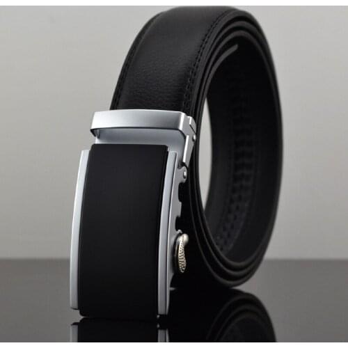 New Designer Automatic Buckle Cowhide Leather mens belt Fashion Luxury belts for men designer men high quality leather belt GH1