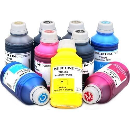 9 Color 500ml Pigment Ink Refill Kit for Epson Stylus Pro 3800 3880 3850 3890 3885 3800c P600 P800 R3000 Printer
