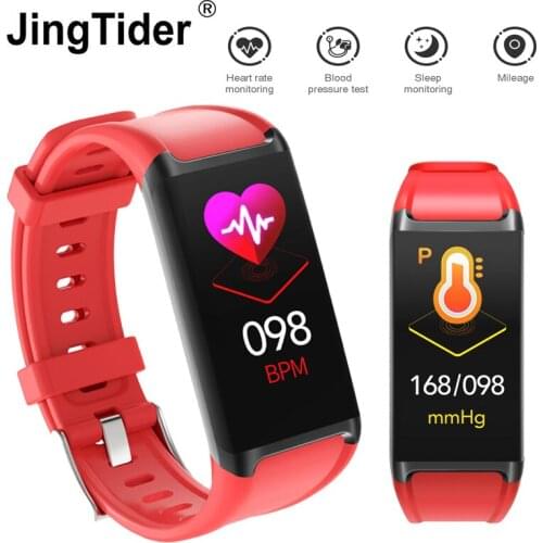 New A1 Heart Rate Monitor Smart Wristband Blood Pressure 0.96" TFT Big Color Screen 130mAh Fintess Tracker For Android IOS