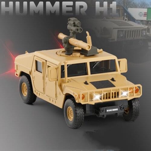 New product 1:32 Hummer H1 military alloy model,simulation 6 door sound and light off-road toys,childrens gifts,free shipping