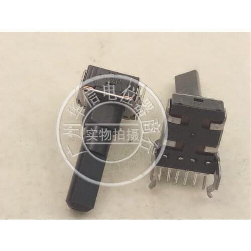 Original new 100% 142 Type horizontal double couplet potentiometer 10KD 10K 6pin axis length 23MMF (SWITCH)