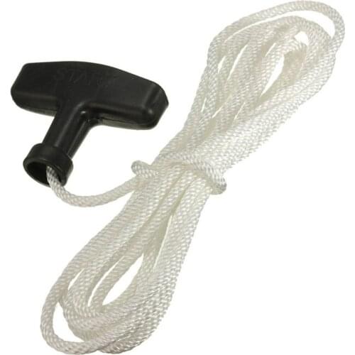 Portable Pull rope 1.2m Universal Generator Starter Handle Without Cover Pull Cord Line Rope
