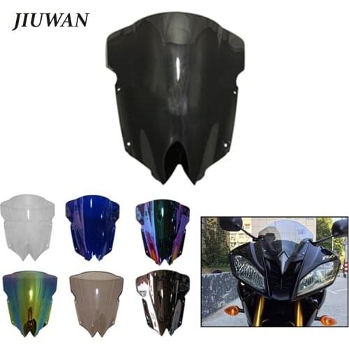 1pc for Yamaha YZF600 R6 08-16 Motorcycle Windshield Spoiler Double Bubble Windscreen Air Wind Deflector Motorcycle Decoration
