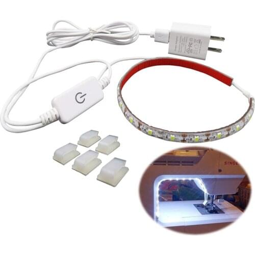 Super bright Sewing Machine LED Light Strip Light Kit DC 5V USB US/EU Plug Sewing Light Industrial Machine Working LED Lights