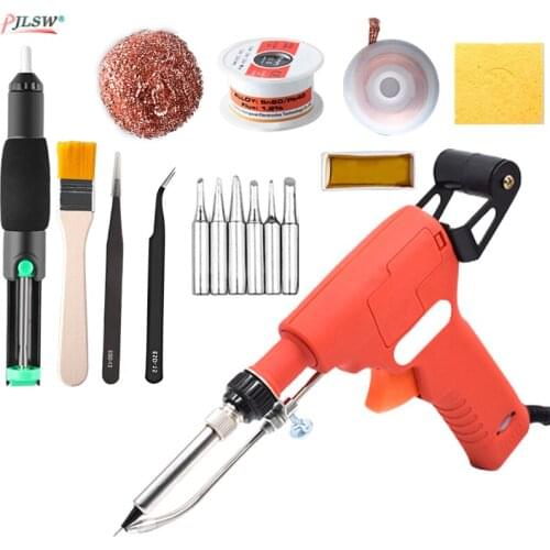 US/EU 110V/220V 60W Hand-held Internal Heating Soldering Iron Automatically Send Tin Gun Soldering Welding Repair Tool