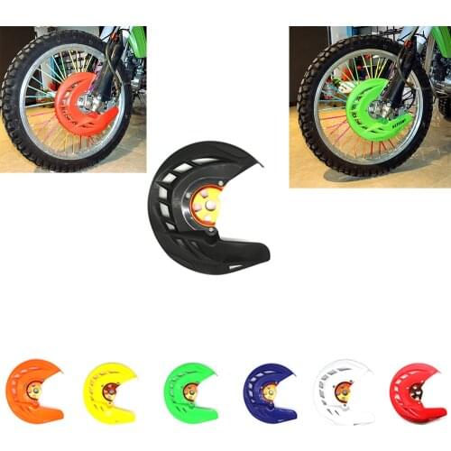 Motorcycle Front Brake Disc Rotor protection Guard Cover Mount For KTM YAMAHA Honda KAWASAKI HUSQVARNA Accessories