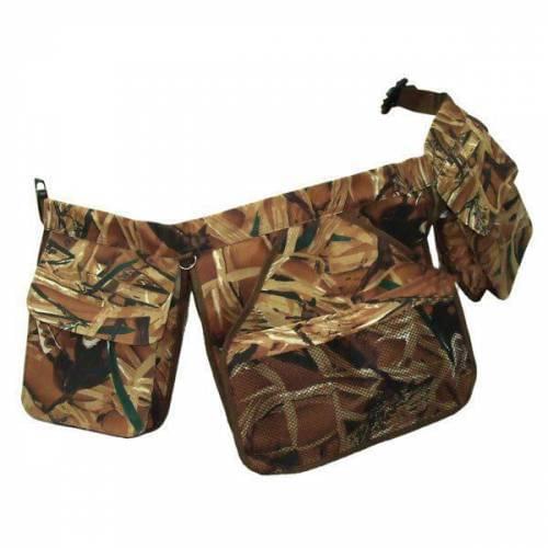 3 Compartment Hunter Waist Vest with Mesh Waist Bag, gilet tactique bulletproof vest chaleco tactico страйкбол снаряжение