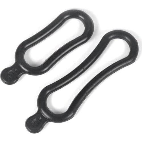 2pcs High Strength Rubber Band Mountain Road Phone Flashlight Bands Elastic Bandage Bicycle Light Mount Holder Bike Light Holder