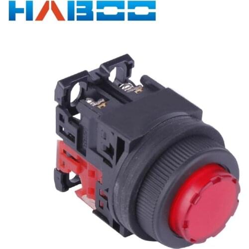 30mm FUJI Similar Illuminated Switch Self-Locking Led Lighting Push Button Momentary 10A 600V