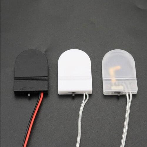 5PCS CR2032 3V battery Storage Box Button Coin Cell Battery Socket Holder Case Cover With ON-OFF Switch