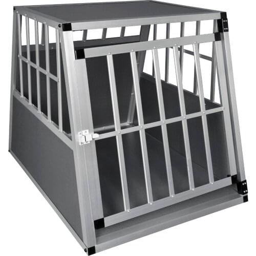 Aluminium Car Dog Cage 10 sizes Travel Puppy Crate Pet Carrier Transport Model