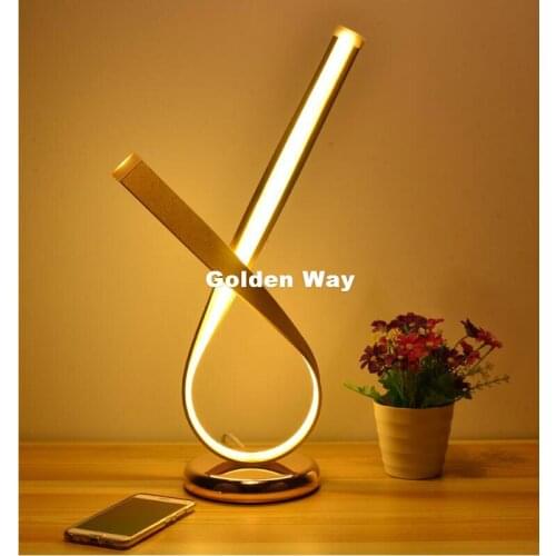 Free Shipping Nordic EuropeanTable Lamp Bedroom Bedside Creative Gift Wedding Room Nordic Warm LED D15cm H50cm 20W Table Lamp