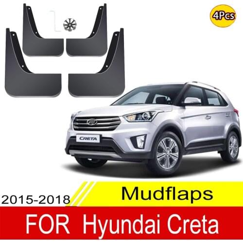 Mud Flaps For Hyundai Creta ix25 2015 2016 2017 2018 2019 Car Front Rear Mudguards Splash Guards Fender Flares