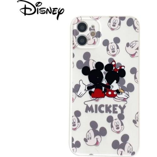 DISNEY 2021 Mickey Case for IPhone 11 12 Pro Xs Max iPhone SE 2020 6 6S 7 8 Plus Cute Phone Case 360 Full Cover