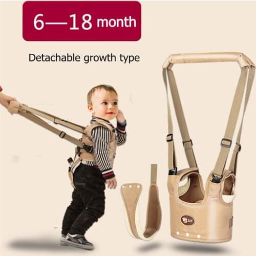 Baby Walking Harnesses Leashes Children Assistant Learning Safe Harness Walker Baby Dual-use Walker Breathable Anti-fall Belted