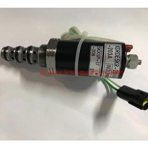Diesel excavator SK200-6E Solenoid valve KDRDE5KR-20 40C07-203A KDRDE5KR-20 40C07 203A For kobelco
