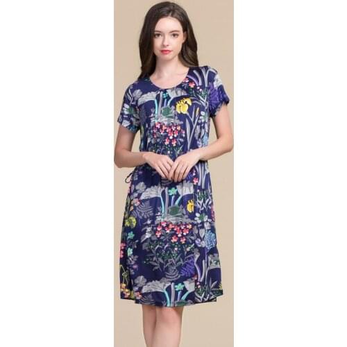 ISINBOBO Short Sleeve Dresses