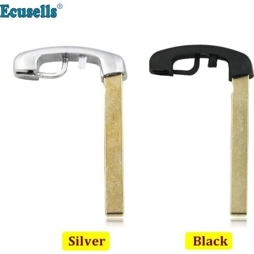 Silver or Black insert key emergency key blade for BMW F CAS4 CAS4+ 3 5 6 7 Series X5 2011-2013 Smart remote Key