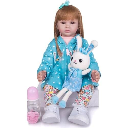 Bebes doll best gift Fashion Reborn Baby Dolls Cloth Body Wig Hair Baby Girl New Design Dolls GiftS For Children And You Lover