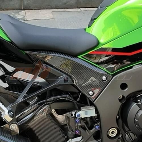 Sub Frame Heat Sheild Cover For Kawasaki ZX10R 2016 2017 2018 Full Carbon Fiber 100