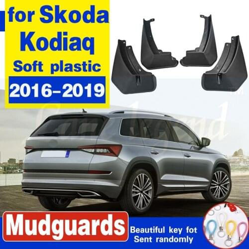 Front Rear Car Mud Flaps For Skoda Kodiaq 2016 2017 2018 Mudflaps Splash Guards Mud Flap Mudguards Fender Car Accessories