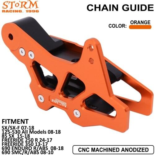 Motorbike Chain Guard Guide Protector Mounts For KTM SX85 125 400 450-530 250R 250 R 350 ENDURO 690R 690ABS 690SMC 07 08 09-18
