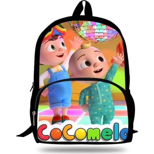 16-inch Mochila School Backpack Cocomelon Printing Children School Bags Boys Teenage Girls Daily Laptop Backpacks