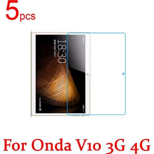 5pcs Ultra Clear/Matte/Nano Anti-Explosion LCD Screen Protector Film Cover For Onda V10 V10 pro 3G 4G 10.1" Protective Film