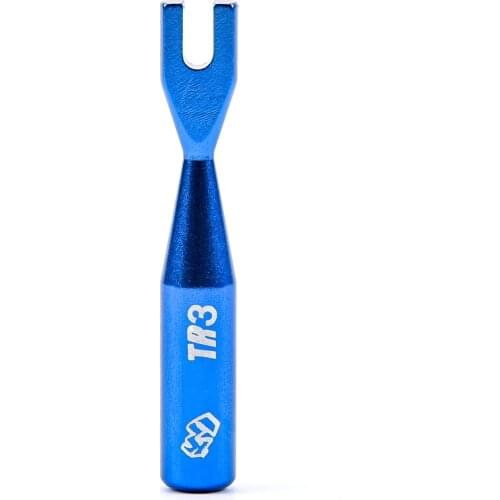 Llave giratoria de aluminio para coche teledirigido, herramienta de 4mm y 3mm, hueco del cabezal de 4,1mm