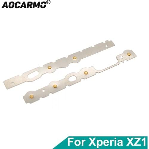 Aocarmo Top And Bottom Up Down Metal Iron Sheet Signal Antenna For Sony Xperia XZ1 G8341 G8342 Replacement