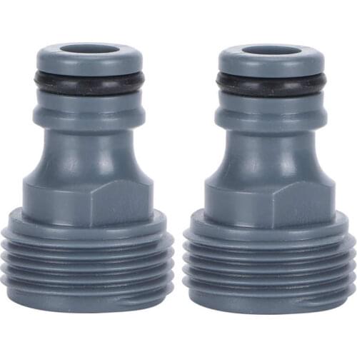 2Pcs Quick Connector Nipple G3/4 Male Thread Hose Pipe Adapter Garden Irrigation Agriculture