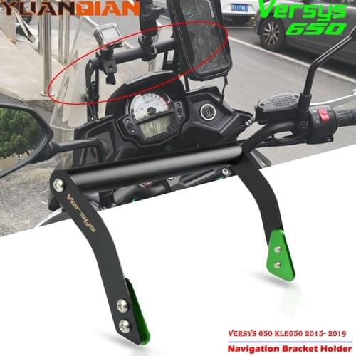 For KAWASAKI VERSYS650 KLE650 Mobile Phone GPS navigation bracket Supporter Holder Versy 650 KLE 650 2015 2016 2017 2018 2019