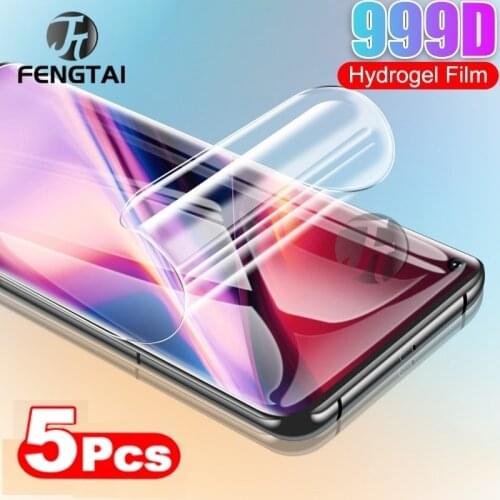 Hydrogel Film on the Screen Protector For OnePLus 7T 6T 5T 8T Pro Full Cover Soft Screen Protector For OnePLus 9 8 7t 9R Nord 10