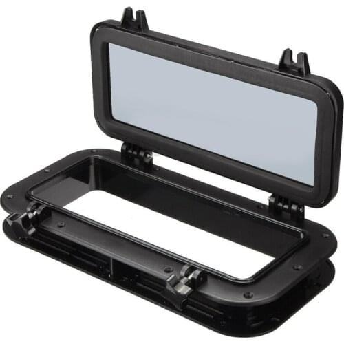 16 inch Yacht Porthole Opening Window Portable Square Marine Boat Windows Opening Portlight Hatch Accessories