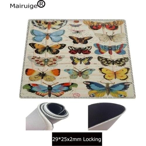 Mairuige Beautiful Butterfly Animal Desk Cushion Table keyboard Mat Mousepad game gaming XL Mouse pad For CSGO LOL DOTA Gamer
