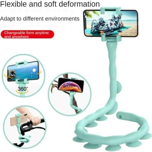 Creative Car Phone Holder Cartoon Lazy Caterpillar Holder Multifunctional Desktop Bedside Phone Holder for Apple Samsung Xiaomi