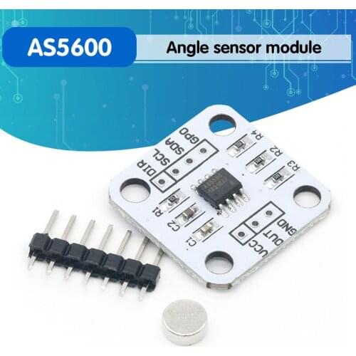 AS5600 magnetic encoder magnetic induction angle measurement sensor module 12bit high precision