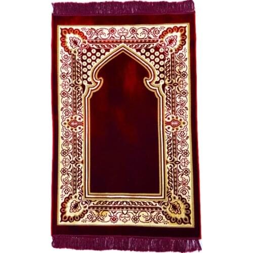 Dodya Prayer Rug with Mihrab 530 Green Thanks to its soft and thick weaving, the prayer does not hurt the knees