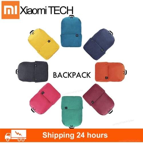 100% original Xiaomi Mi colorful color bag backpack 8 color 10L bag 165g weight small size one shoulder leisure sports chest bag