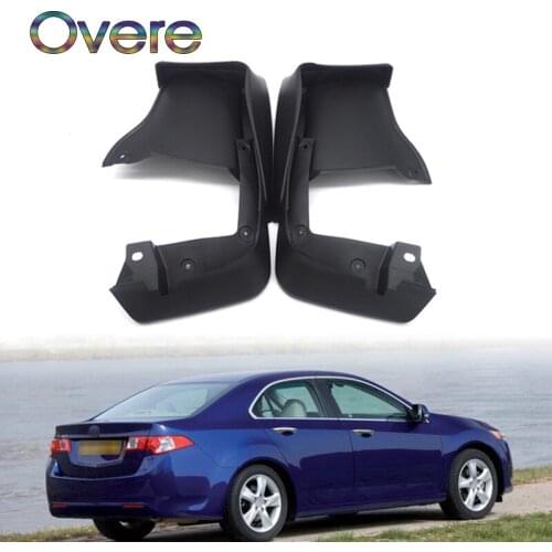 Overe 1Set Car Front Rear Mudguards For Honda Accord Sedan 2008 2009 2010 2011 2012 1Set Mudflap Auto Splash Guard Accessories