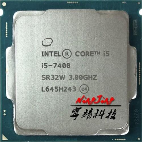 Intel Core i5-7400 i5 7400 3.0 GHz Quad-Core Quad-Thread CPU Processor 6M 65W LGA 1151