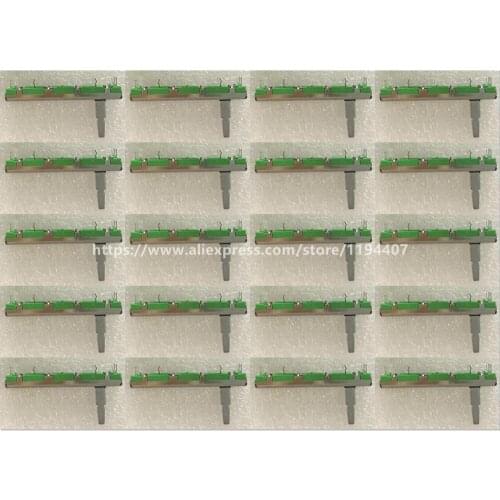 20pcs 60mm Straight Slide Potentiometer B10K For PIONEER DJM 400 500 600 Mixer Volume Putter / Dual Channel Fader 20MMD