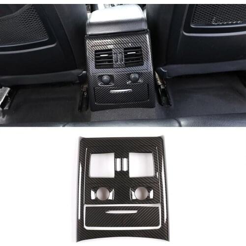 ABS chrome/Carbon Fiber Texture For BMW E90 3 Series 2005-12 Car styling Car Rear Air Vent Frame Cover Stickers Car Accessories