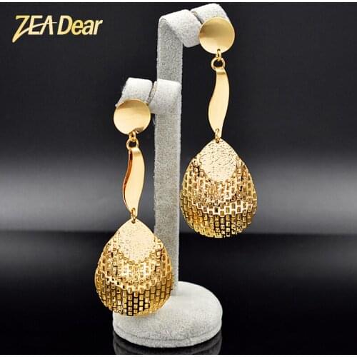 ZEA Dear Jewelry Romantic Jewelry Heart Earrings Long Drop Dangle Earrings For Women Girls For Party Wedding Earrings Findings