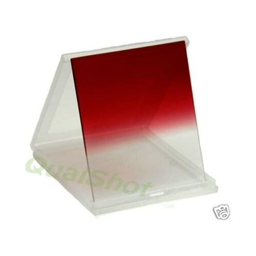 2pcs Square Gradual Red Filter For Cokin P Series Camera accessories