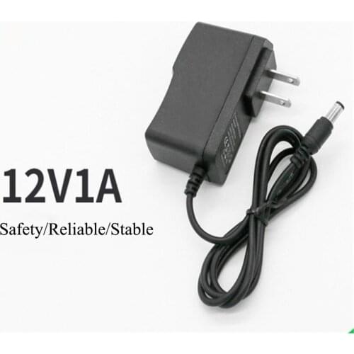 12V 1A DC Adapters Power Adapter Switching Power Supply Charger Supply For LED Light Strip Router LCD Display Security Equipment