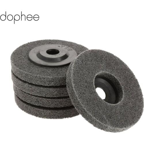 Dophee Dremel Accessories Fiber Polishing Wheel Buffing Pad Grinding Abrasive Disc for Dremel Rotary Tool Grinder Tool 100mm 1PC