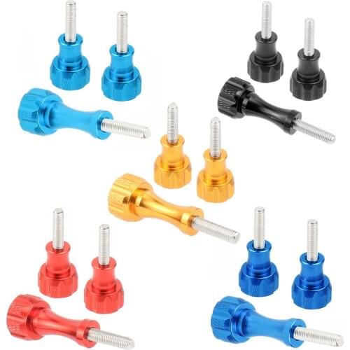 Aluminum Alloy M5 Thumb Knob Mini Screw for Bike Bicycle Phone Holder for 360 Swivel Cycling Motorcycle Handle Bar Stand Mount