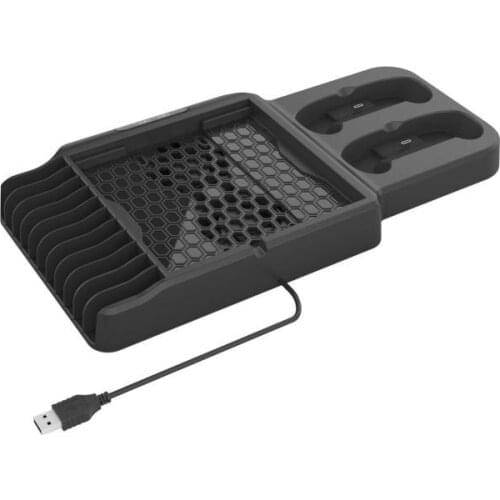 Controller Charging Dock Bracket With Indicator Light for XBOX Series S/X Game Console Game disc Storage Rack