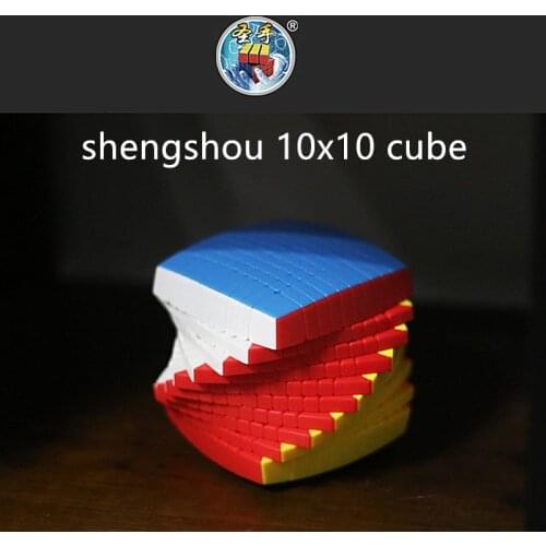Shengshou 10x10x10 cube 10x10 magic cube shengshou 10x10x10 cubo magico 10x10 speed cube 10x10x10 puzzle cube Toy For Children
